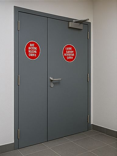 Upgraded doorset verified during follow-up inspection